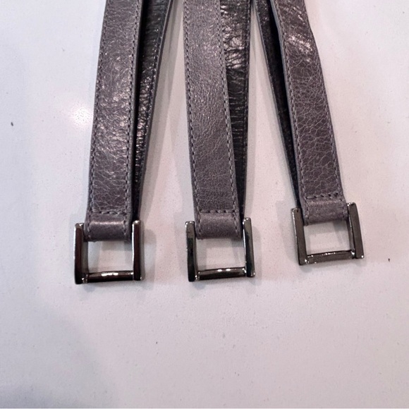 Marc Cain Leather Triple Strap Wide Waist Cincher - Picture 12 of 14